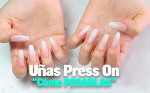 con que pegar uñas press on